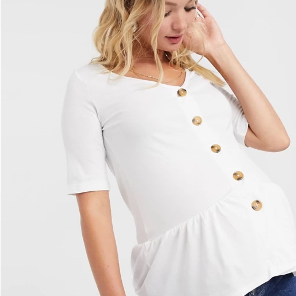 ASOS - Mamalicious Maternity peplum top (24)